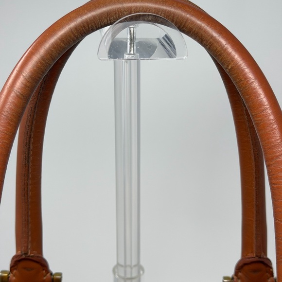 MCM Visetos Monogram Boston Women's Bag w/Crossbody Strap - Picture 9 of 11